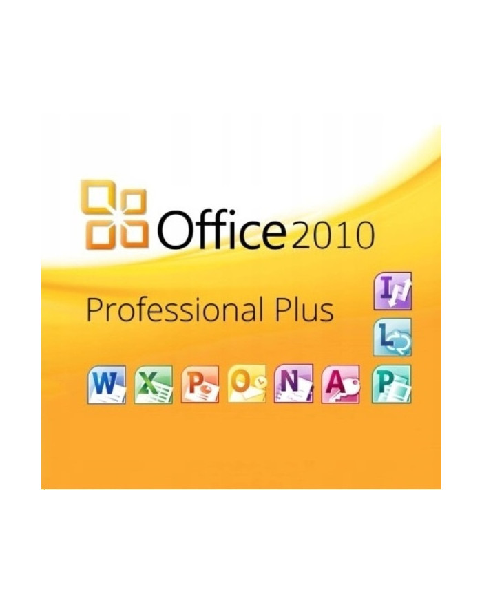 Microsoft Office 2010 Professional Plus KLUCZ PL