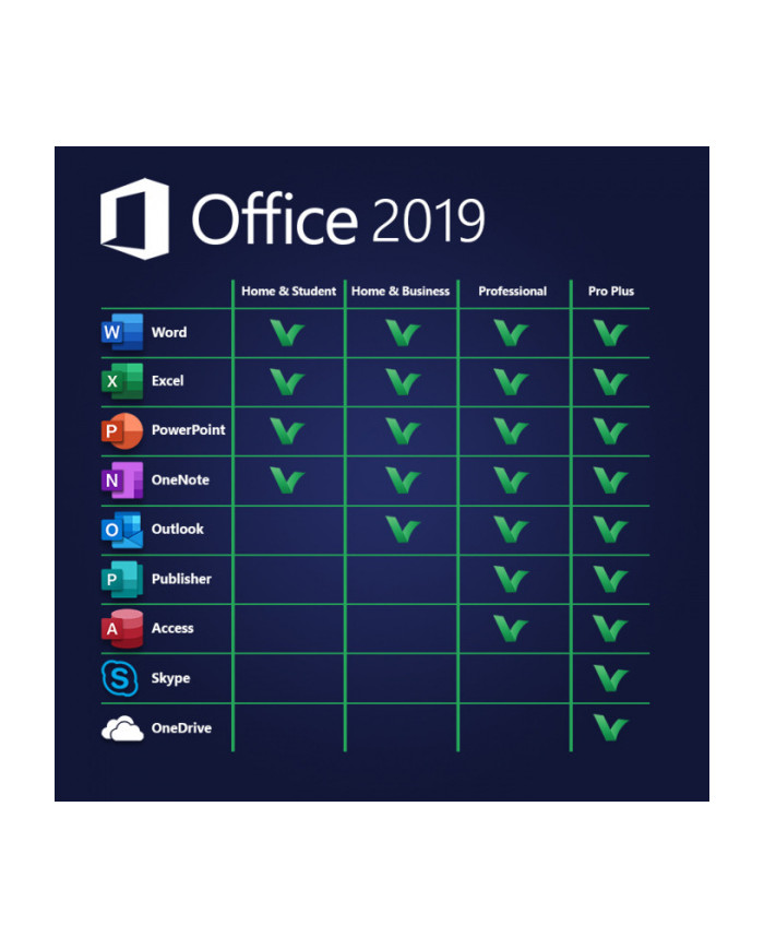 Office 2019 Professional Plus (Bindable) KEY