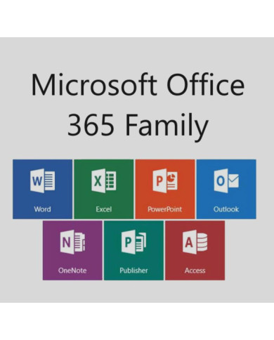 Microsoft Office 365 Family 6 PC + OneDrive 12 months KEY