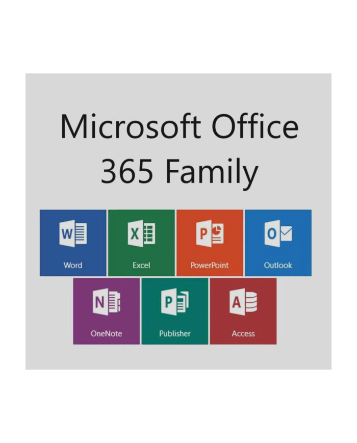 Microsoft Office 365 Family 6 PC + OneDrive 12 months KEY