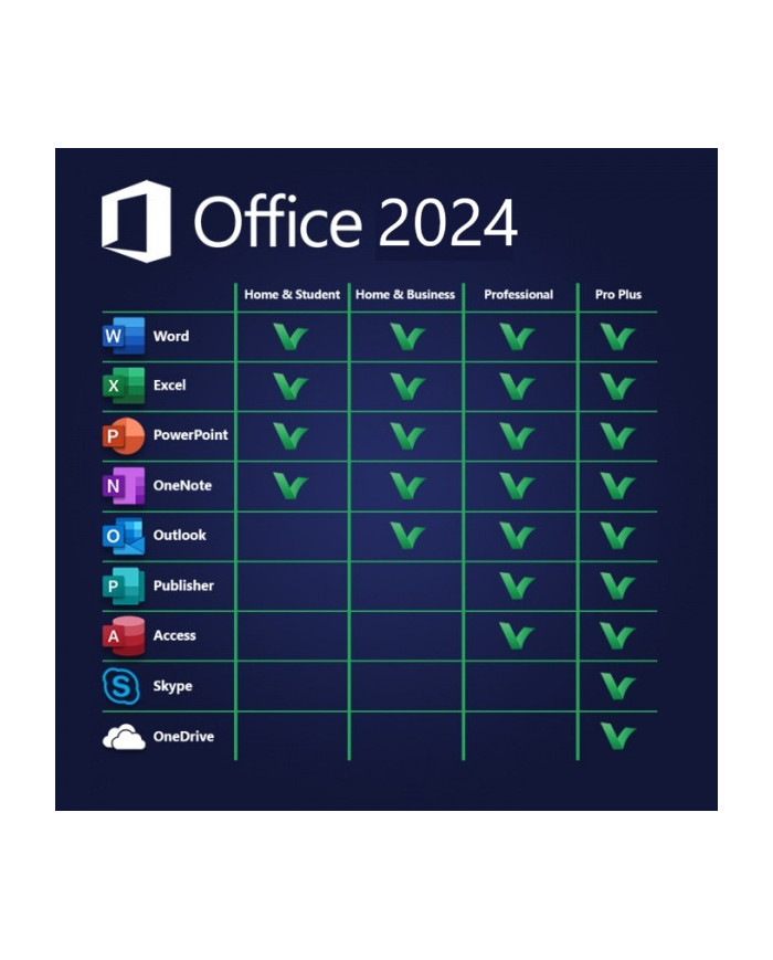 Office 2024 Home MacOs / Windows (Bindable) KEY