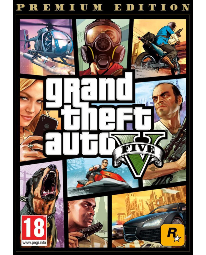 GTA 5 Premium - Steam Account PC and Rockstar ( Offline )