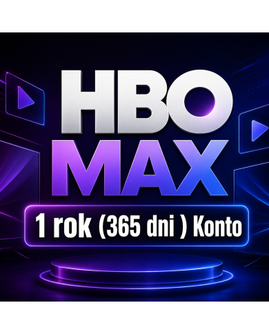 HBO MAX PREMIUM - 1 rok (365 dni) Konto