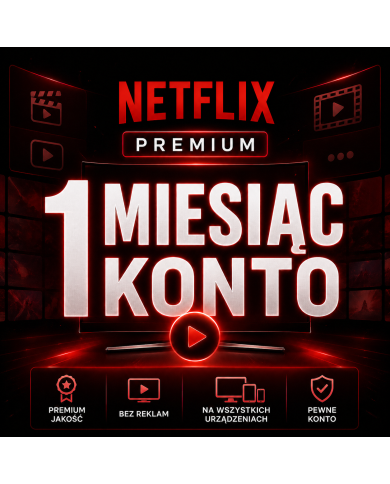Netflix Premium - 1 Miesiąc Konto