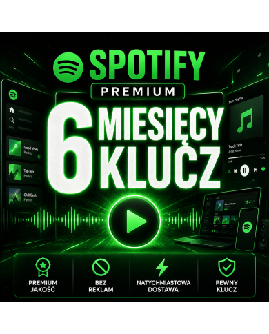 Spotify Premium - 6 Miesięcy Klucz