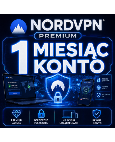 NordVPN Premium - 1 Miesiąc Konto