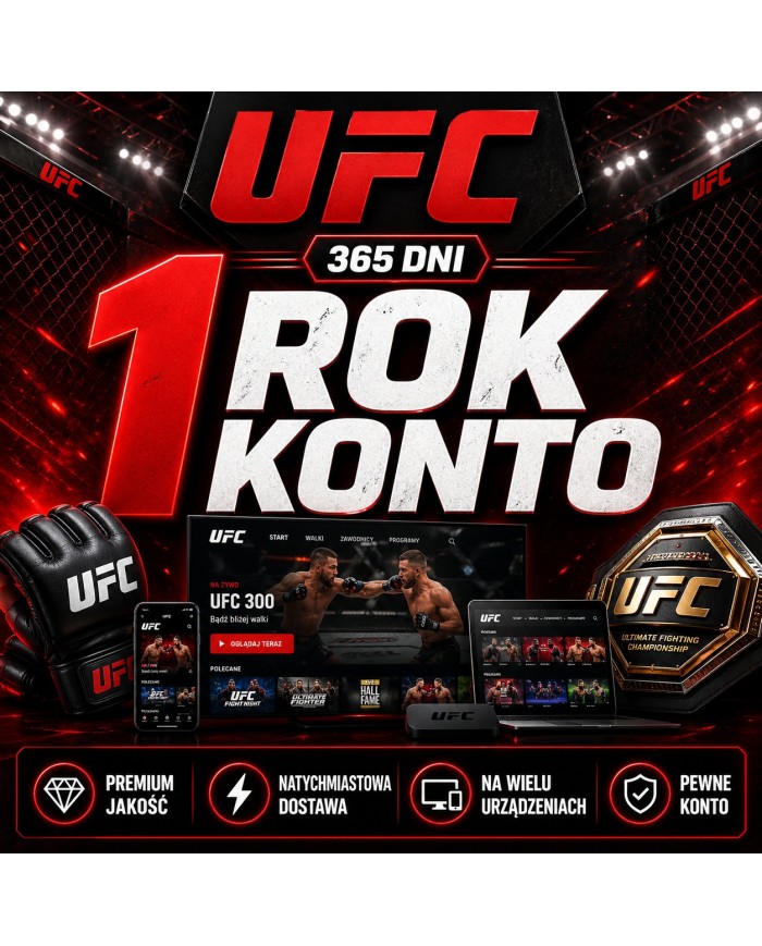UFC - 1 Rok (365 Dni) Konto