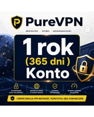 PureVPN - 1 Rok (365 Dni) Konto