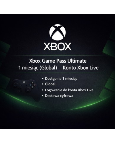 Xbox Game Pass Ultimate 1 miesiąc - Konto Xbox Live