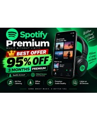 Spotify Premium 3 Months Subscription - Spotify Account