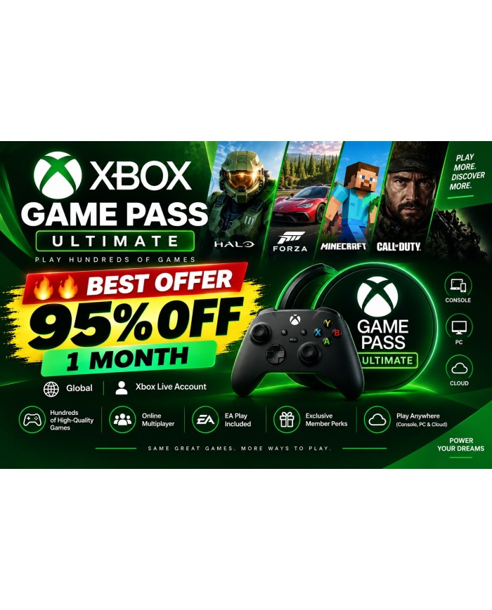 Xbox Game Pass Ultimate 1 Month - Xbox Live Account
