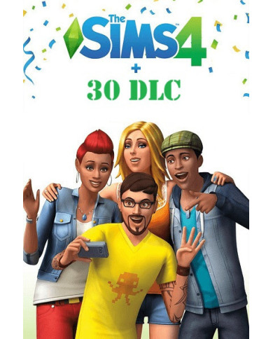 The Sims 4 +30 DLC / Add-ons - Steam PC Account ( Offline )