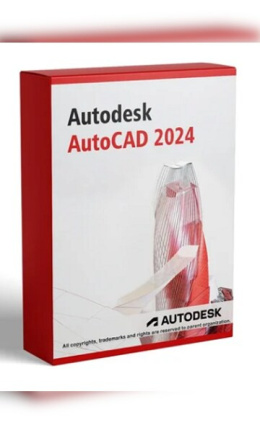 Autodesk AutoCAD 2024 3 lata - 1 stanowisko KLUCZ