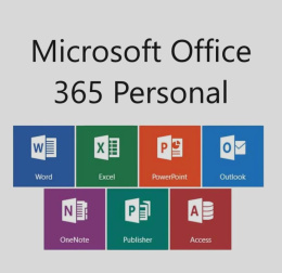 Microsoft Office 365 Personal 5 PC + OneDrive 15 miesięcy KLUCZ