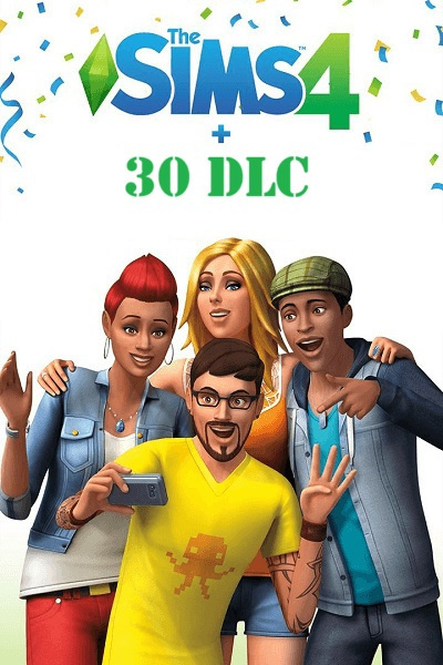 The Sims 4 +30 DLC / Dodatków - Steam Konto PC ( Offline )