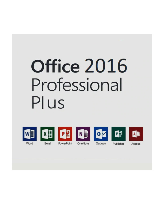 Microsoft Office 2016 Professional Plus KLUCZ (Bez dzwonienia) PL