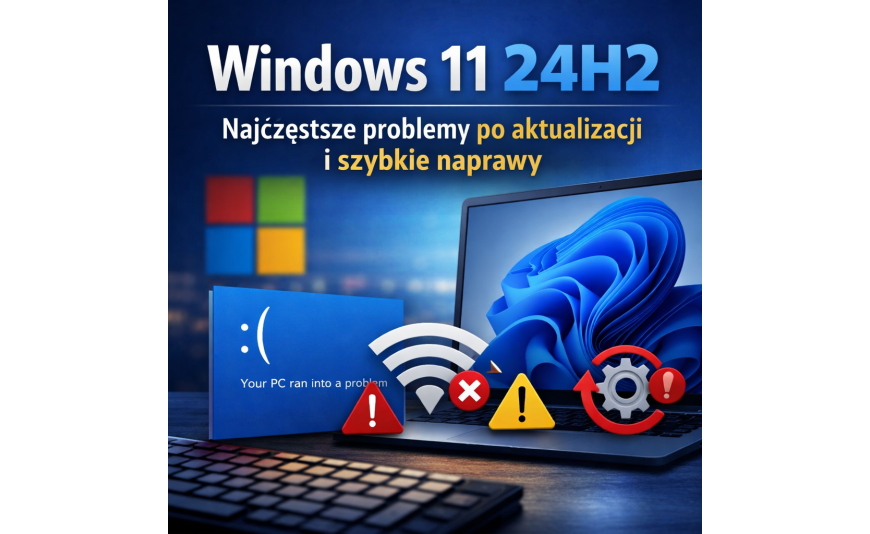 Windows 11 24H2 – najczęstsze problemy po aktualizacji i szybkie naprawy