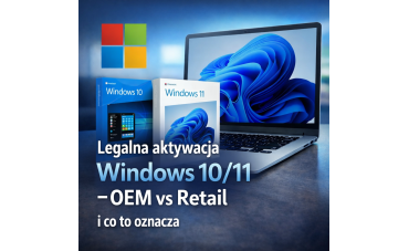 Legalna aktywacja Windows 10/11 – OEM vs Retail i co to oznacza