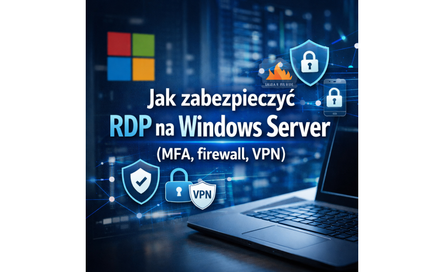 Jak zabezpieczyć RDP na Windows Server (MFA, firewall, VPN)