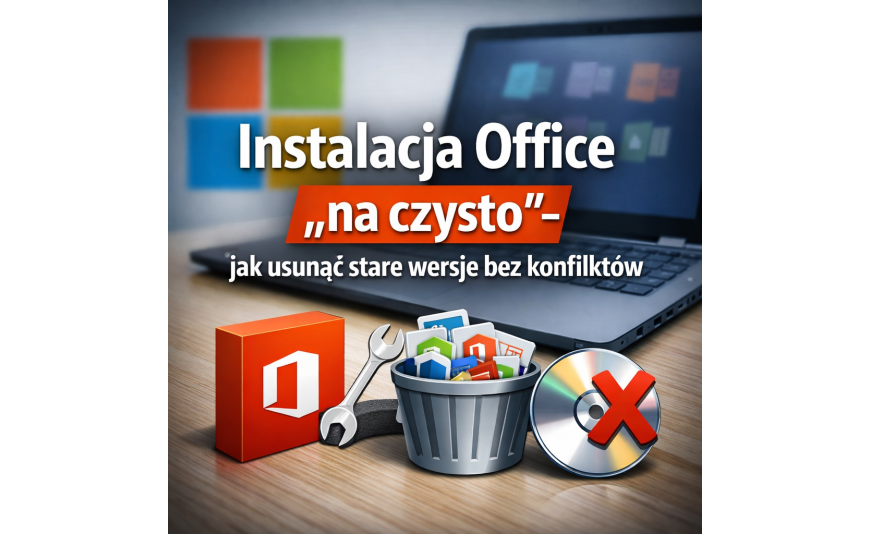 Instalacja pakietu biurowego Microsoft „na czysto” – jak usunąć stare wersje bez konfliktów