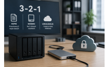 Zasada 3-2-1 w praktyce. Jak tanio zabezpieczyć dane firmy przed awarią i atakiem ransomware?