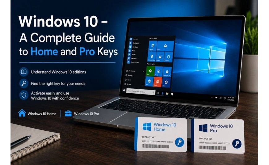 Windows 10 – kompletny przewodnik po kluczach Home i Pro