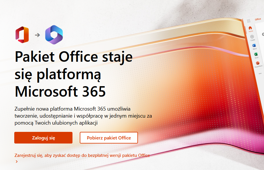 Office 365 – logowanie krok 1