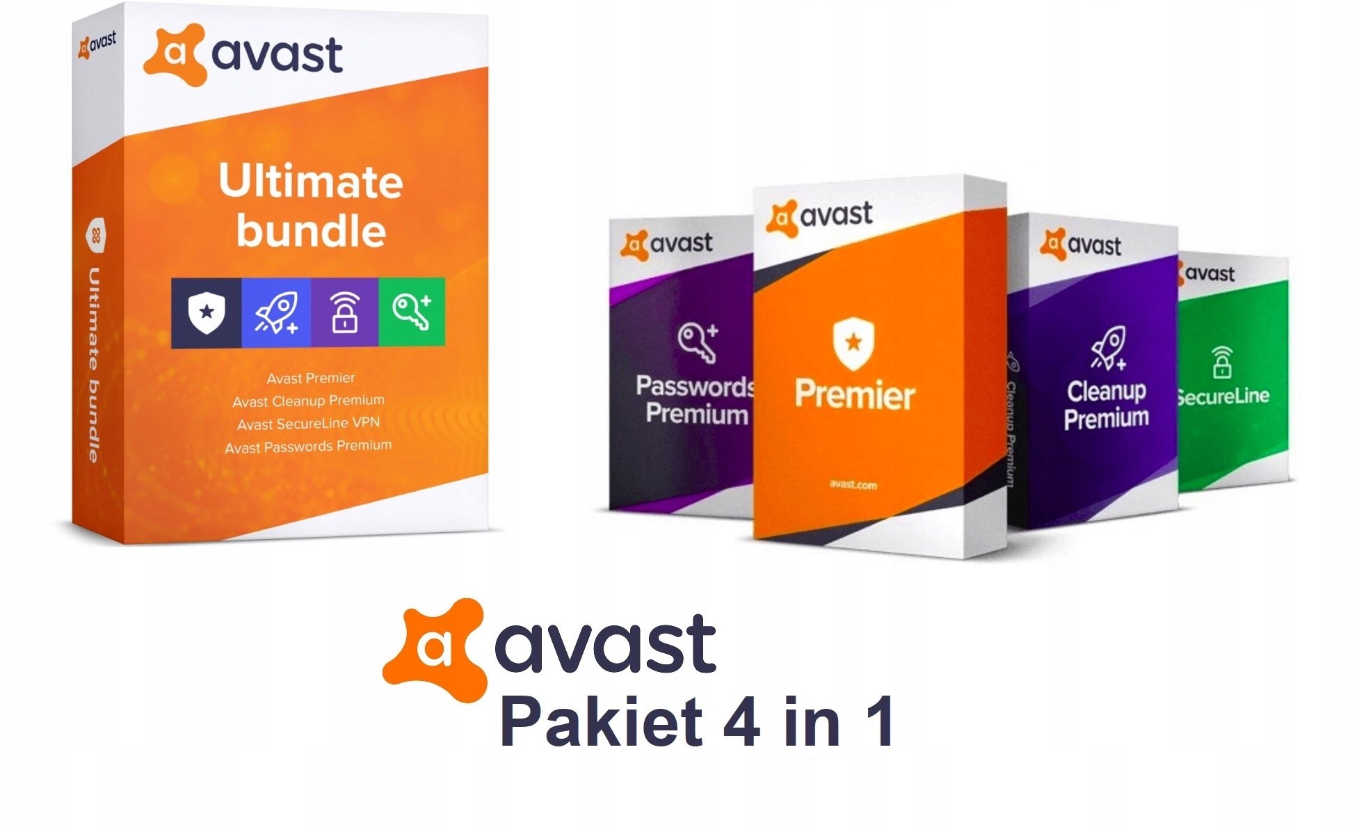 Avast Ultimate|1PC|1 Rok|Antywirus+CleanUp+VPN+Pas